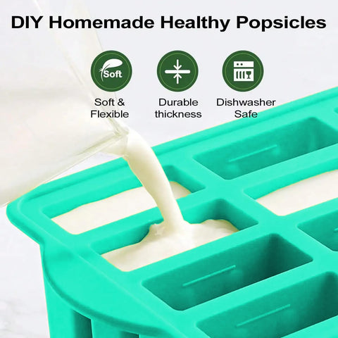 Elecphbo 50 sticks included for ready to freeze pops