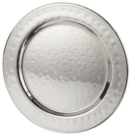 Elegance stainless steel coaster closeup highlights durable, easy-clean design.