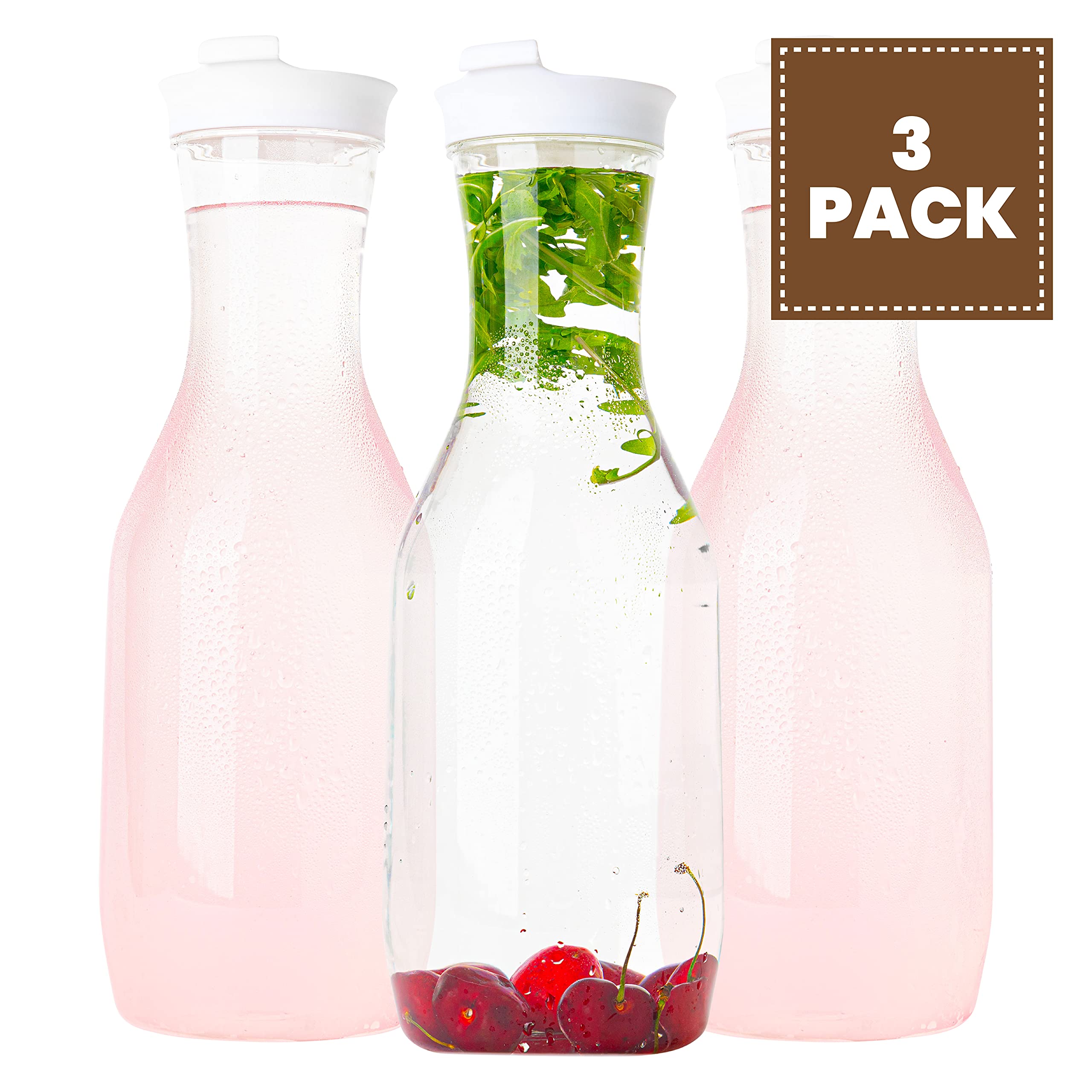 Elegant Disposables BPA-free pitcher, recyclable and ready for everyday use