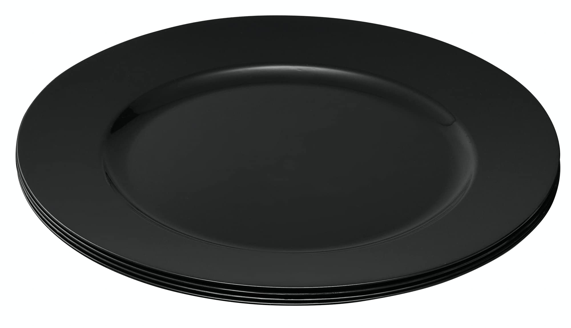 Elegant Disposables reusable-friendly chargers that can be wiped and reused for quick turnover