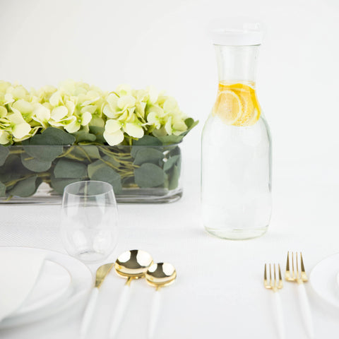 Elegant Disposables mimosa-bar pitcher ideal for festive beverage stations