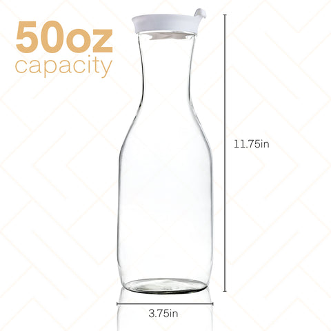 Elegant Disposables wine-decanter-style pitcher for elegant table presentation