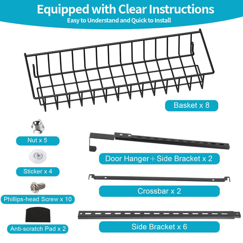 ElegantArray door-mounted rack in a laundry room for organized space