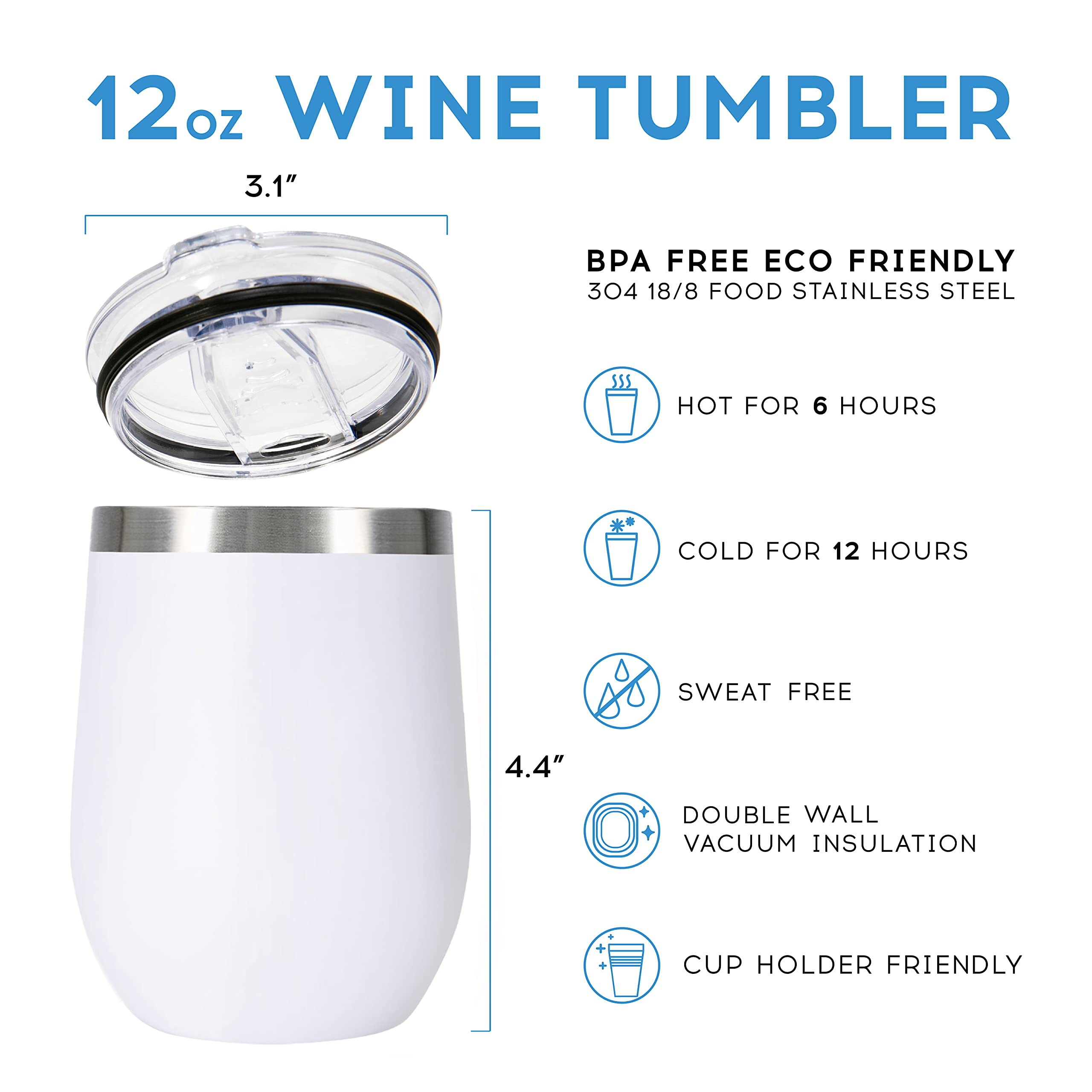 Elegantpark clear lid and reusable straw for spill-free enjoyment.