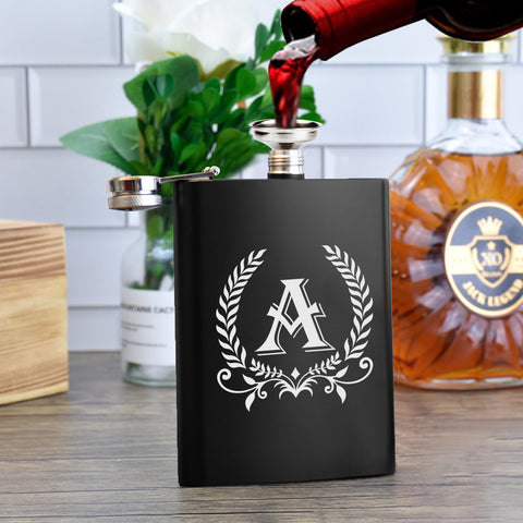 ELEGANTPARK stainless steel hip flask with a polished shine for durability