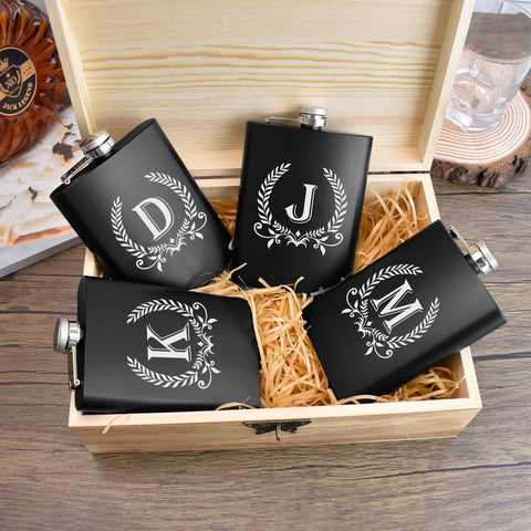 ELEGANTPARK hip flask gift packaging ready for gifting.