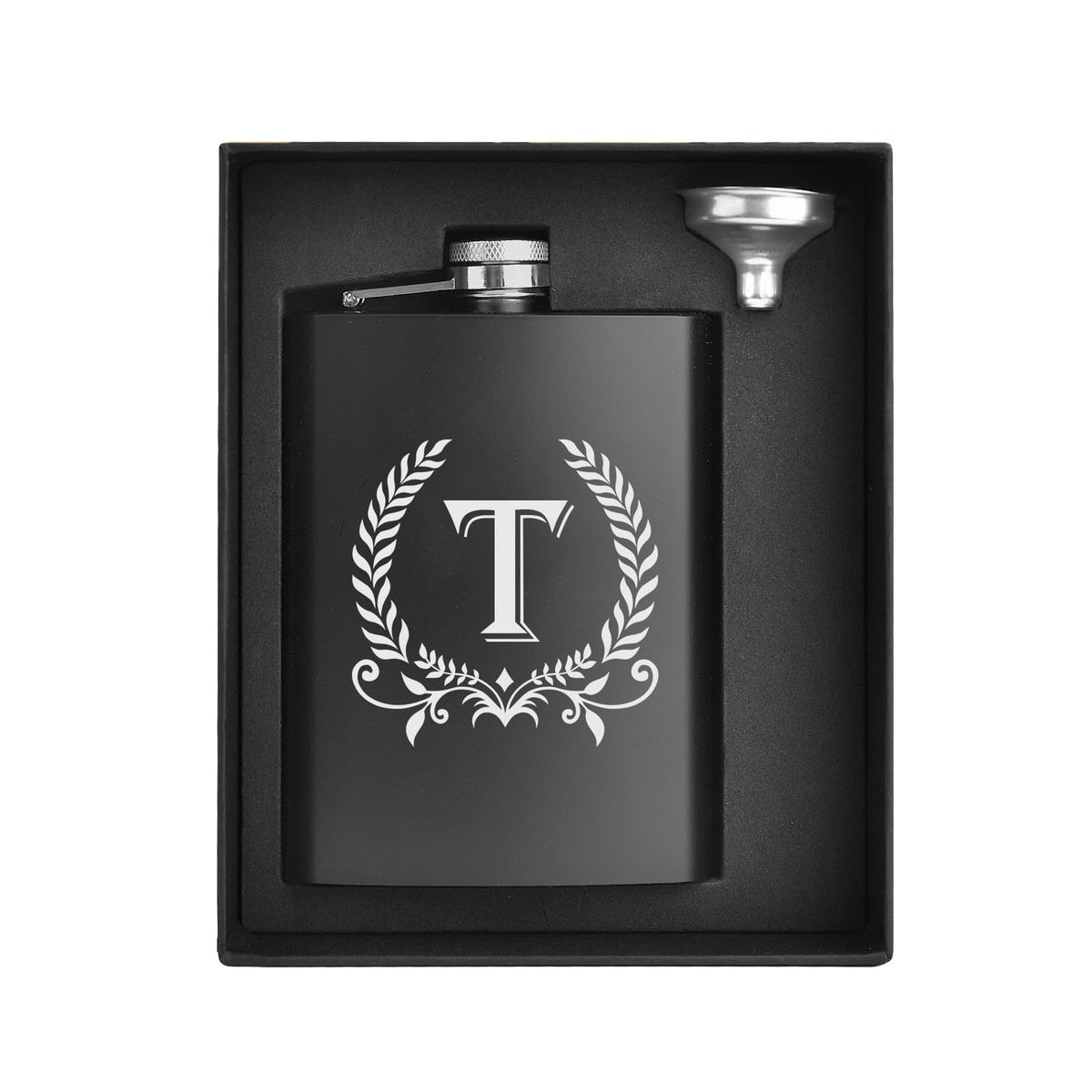 ELEGANTPARK hip flask monogram for personalized gifting and stylish self-use.