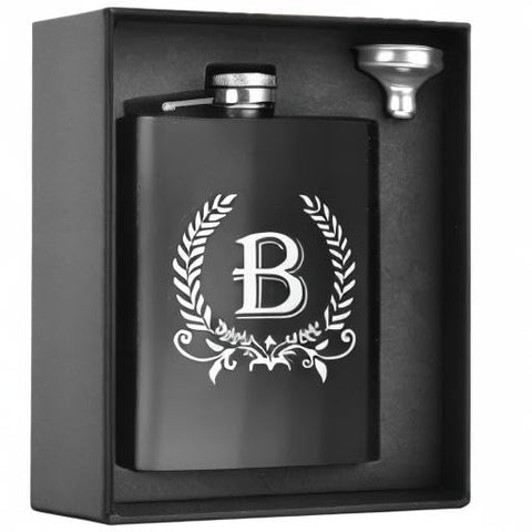 ELEGANTPARK stainless steel flask with compact size fits pockets and jackets for discreet sipping