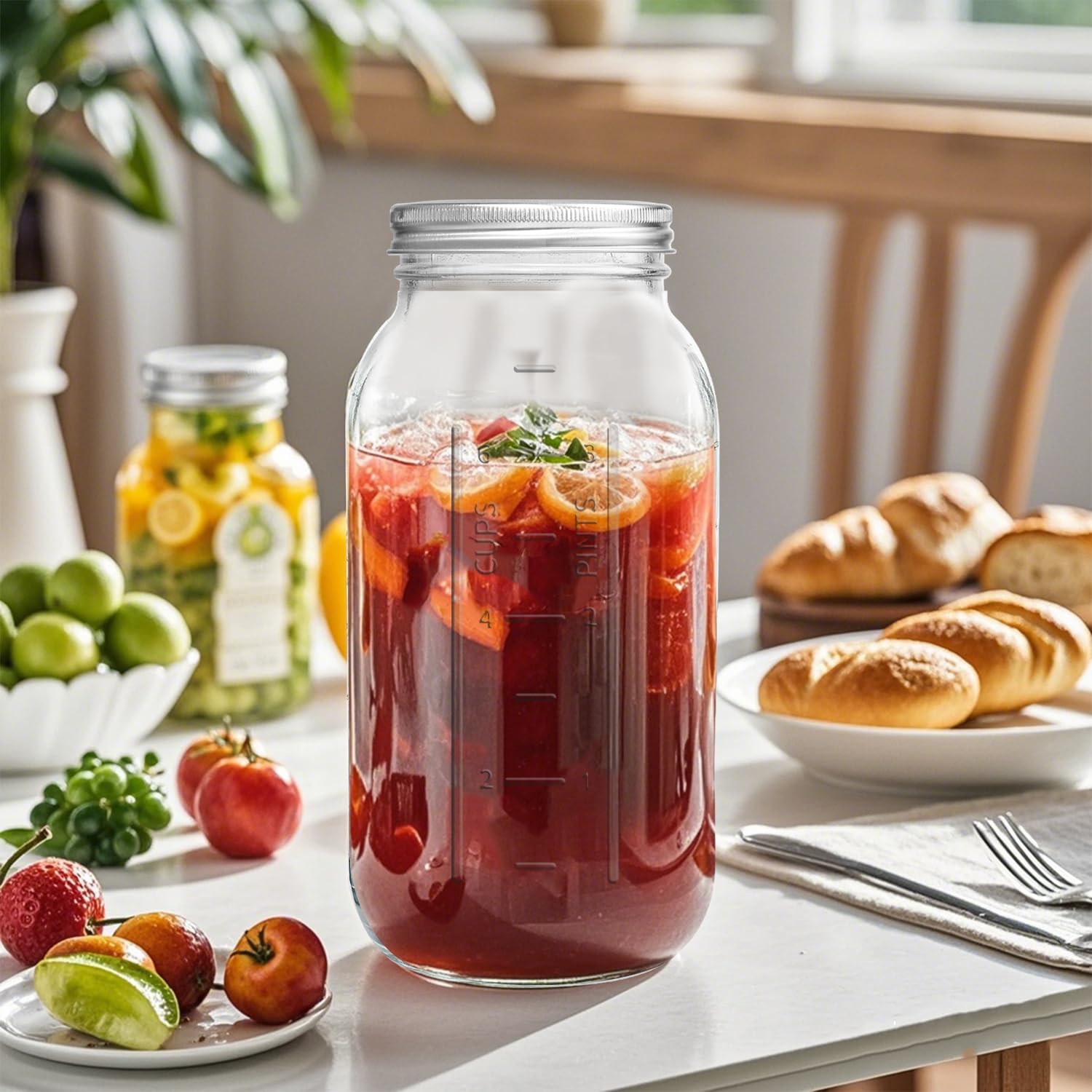 ElegantTime canning and pickling jar in a kitchen setting