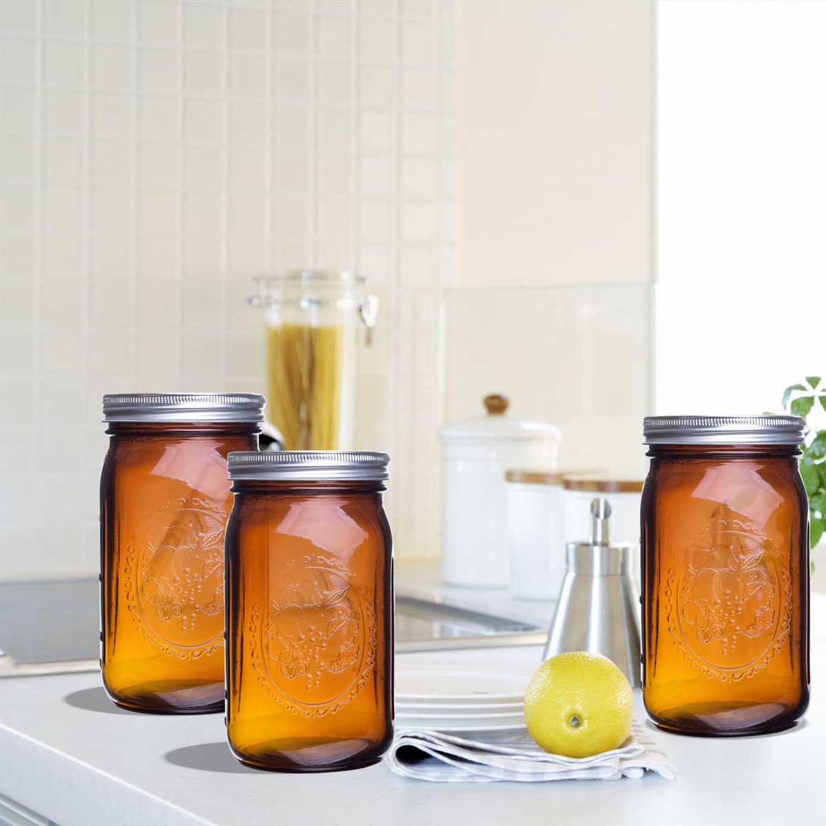 eleganttime jar ready for fermenting with reliable seal.