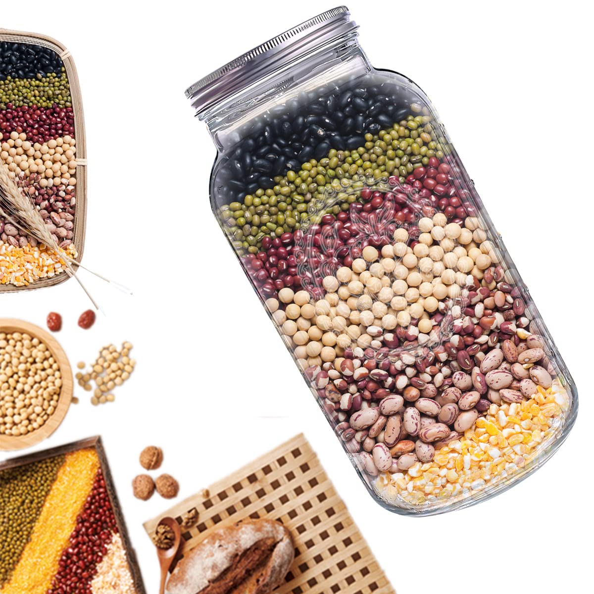 ElegantTime preserved fruit in jar demonstrates versatile canning use.