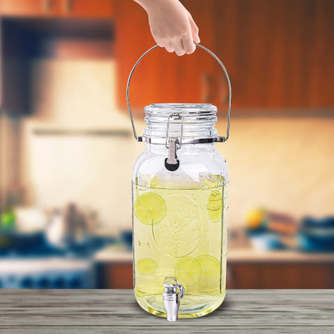 Eleganttime vintage style dispenser as a rustic centerpiece for buffets