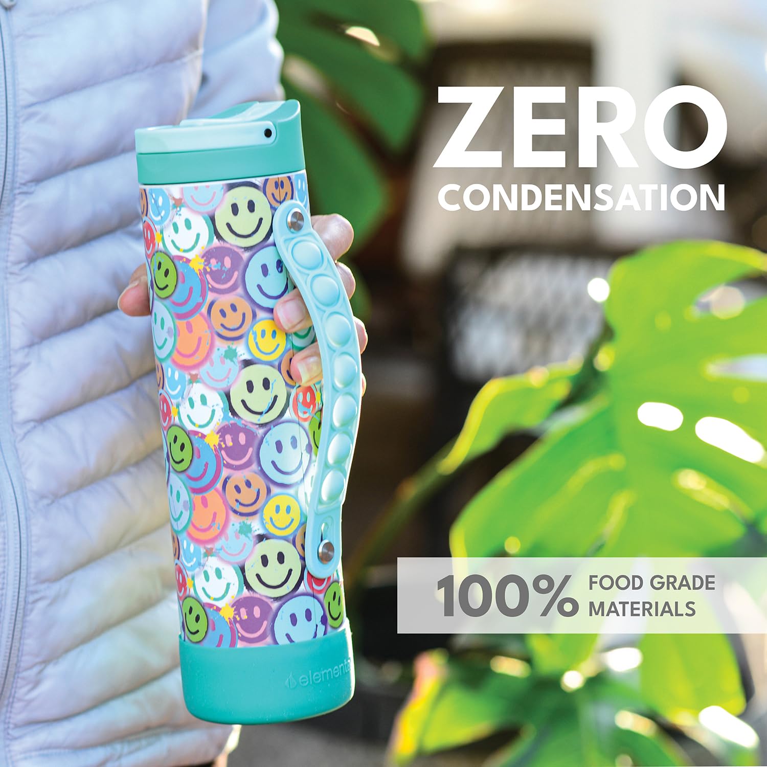 Elemental Iconic Kids Water Bottle BPA-free safe daily hydration for kids