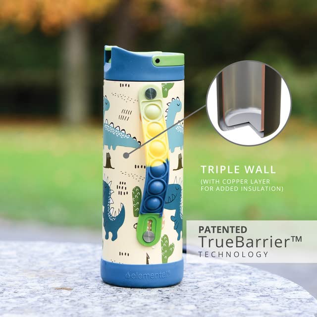 Elemental Iconic triple-wall insulated bottle keeps drinks cold for hours