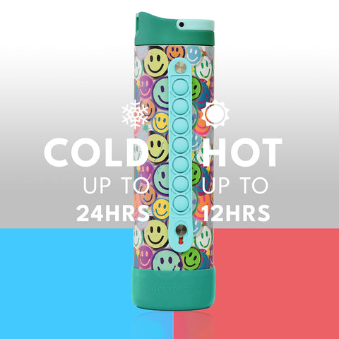 Elemental Iconic Kids Water Bottle leaks-proof design fits backpacks and lunchboxes