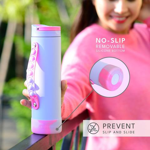 Elemental Iconic Kids Water Bottle Pop-It handle for focused use.