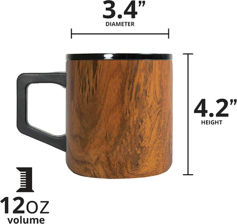 Elemental Summit mug with lid and handle for easy sipping on travel days.