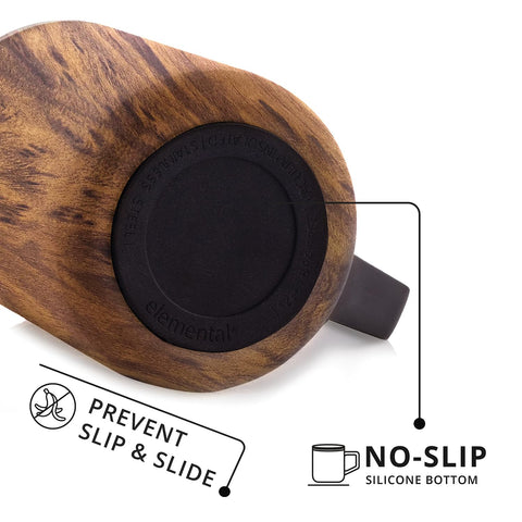 Elemental Summit vacuum-wall insulation details for hot or cold drinks