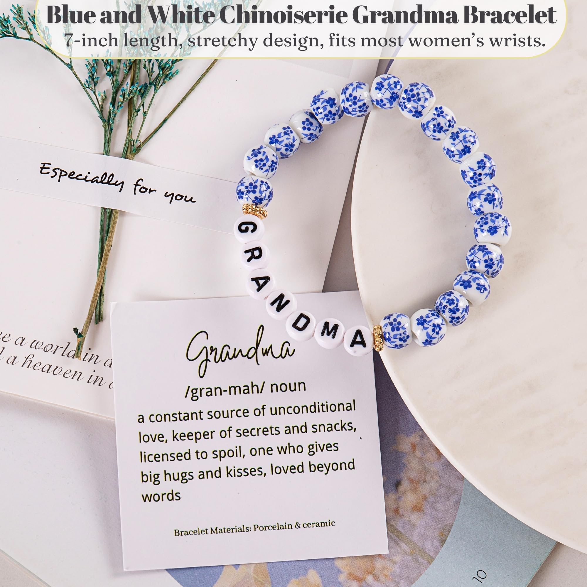 ELEMENU greeting card with a heartfelt message for Grandma