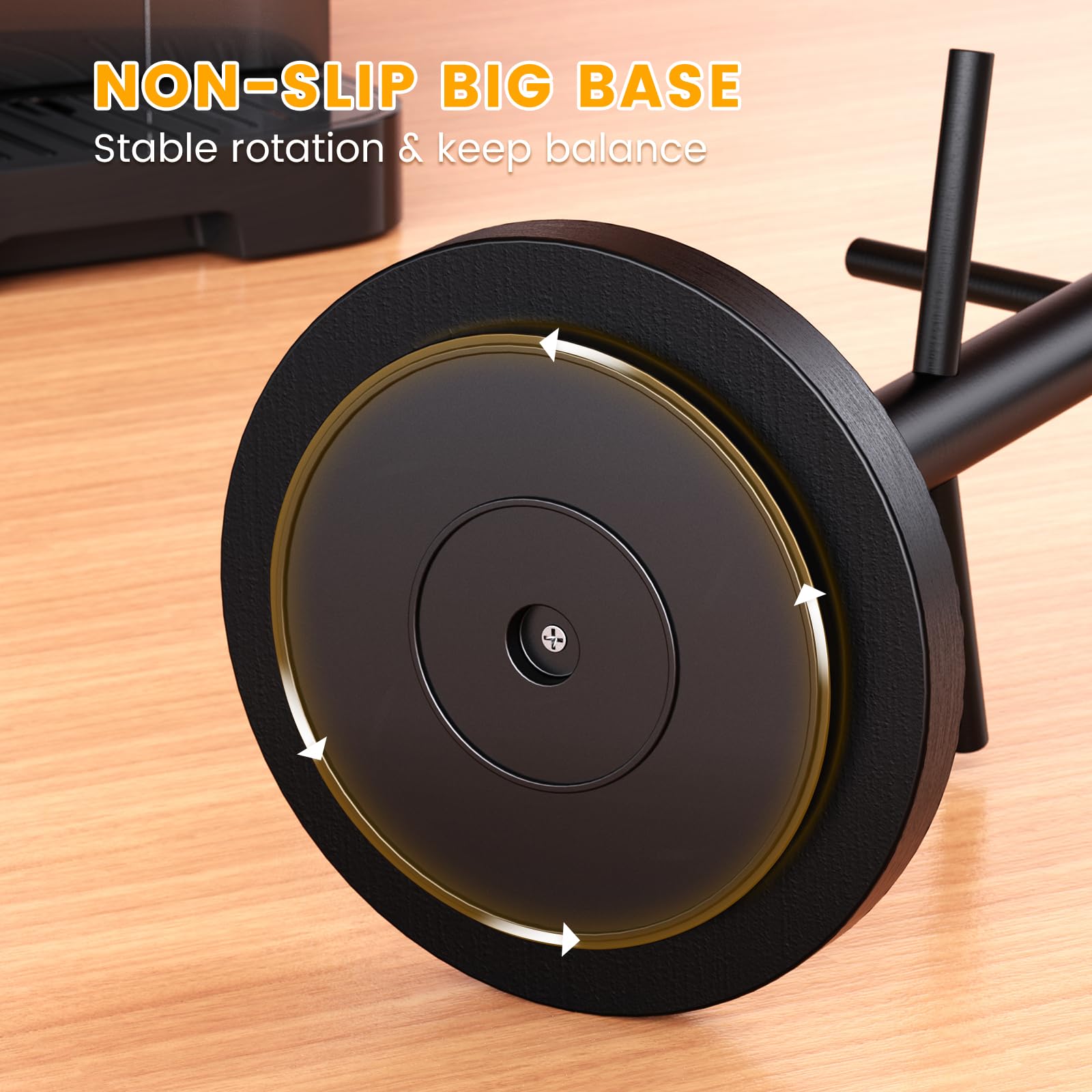 Elerator 360° rotation lets you reach mugs from any angle.