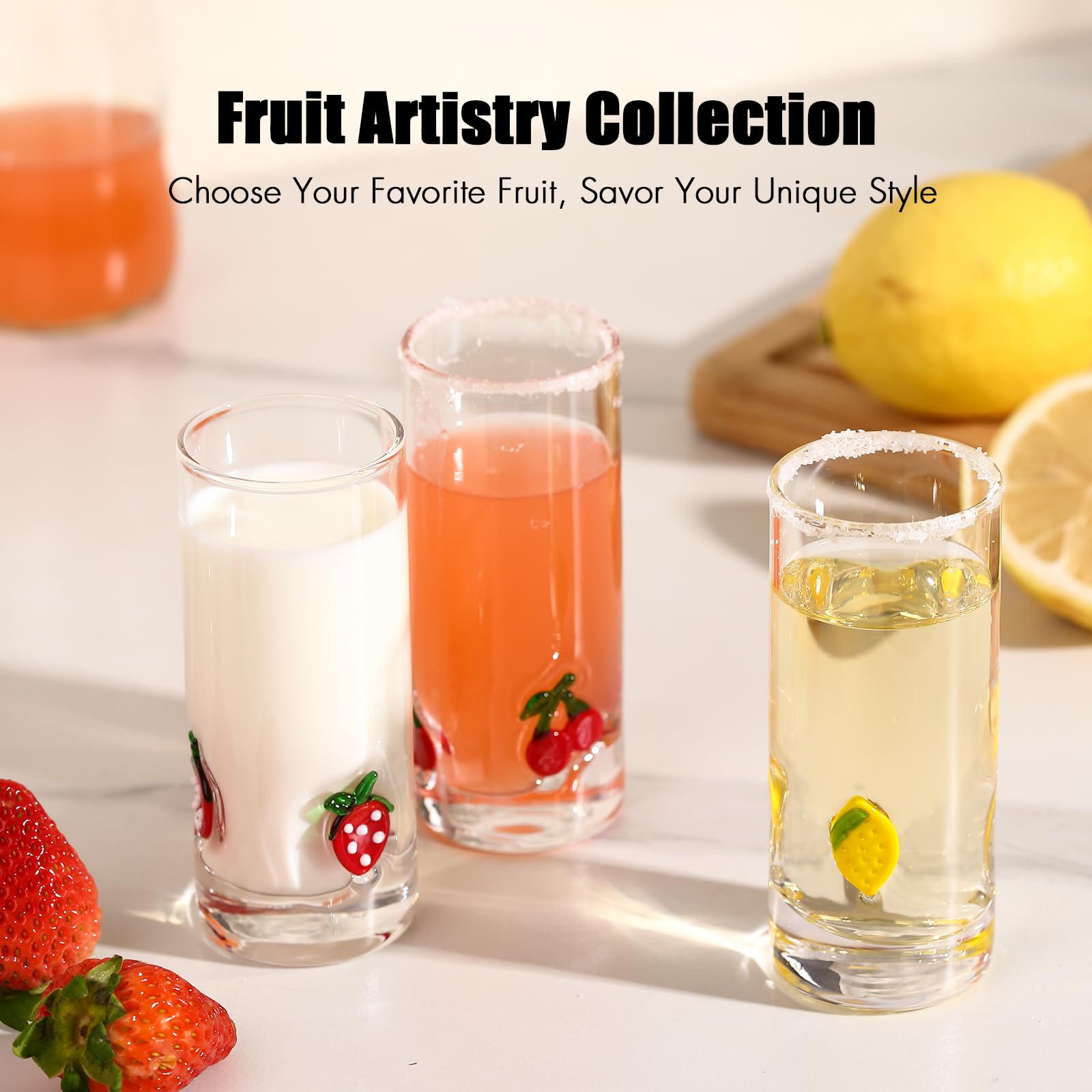 ELERGIFTS 3 oz shot glasses perfect for lively celebrations.