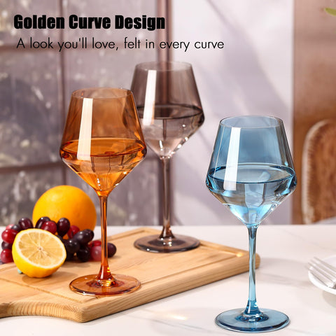 ELERGIFTS blue colored wine glass enhances aroma during tastings