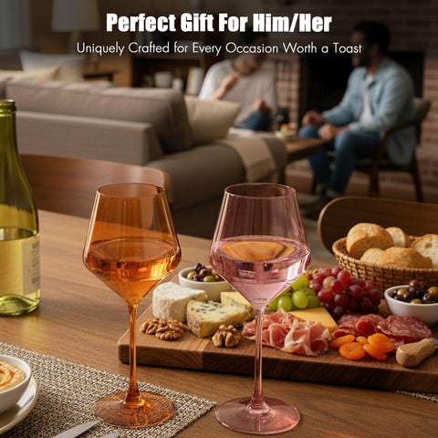 ELERGIFTS orange glass injects playful energy into parties
