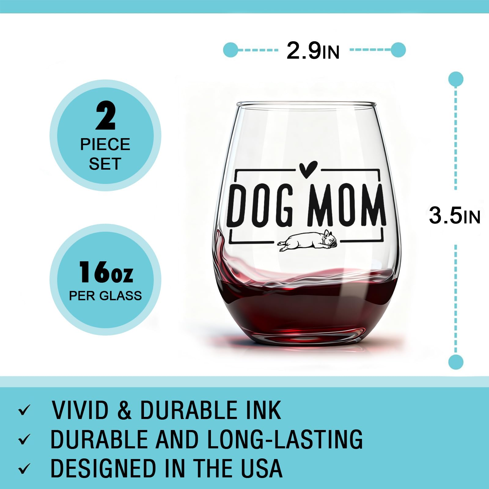 ELERGIFTS Ergonomic mom glass shape cradles the hand