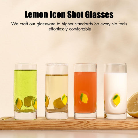 ELERGIFTS heavy-base shot glasses ensure steady pours and durability.