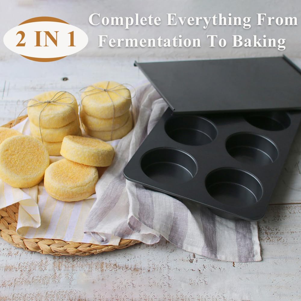 Elesinsoz nonstick coating enables easy release and quick cleanup.