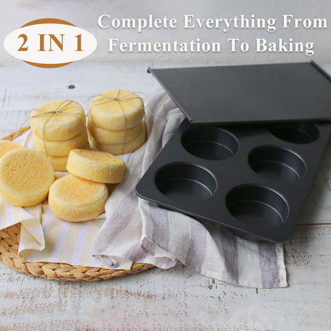 Elesinsoz nonstick coating enables easy release and quick cleanup.
