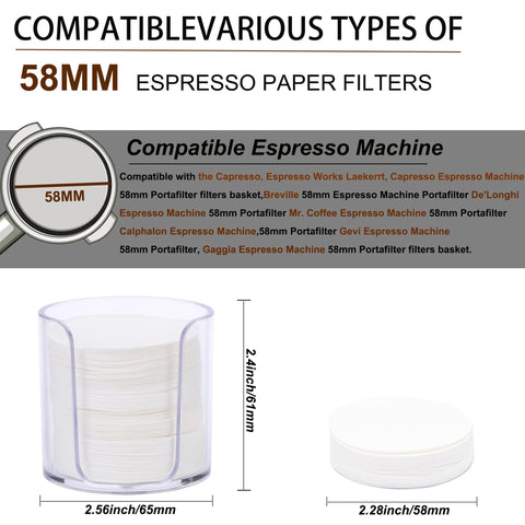 ELESTAB 58mm filter top view displays compact design