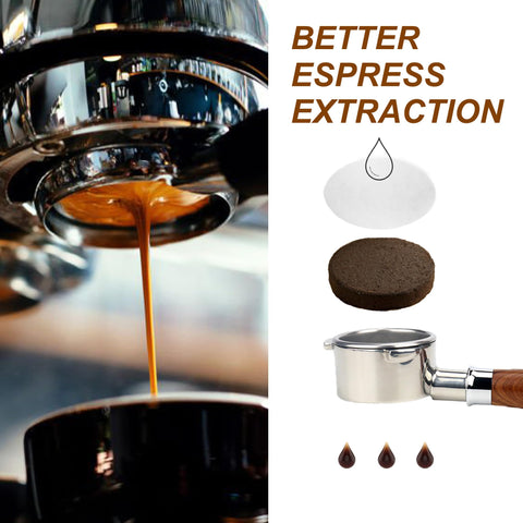 ELESTAB 58mm filter in portafilter ready for even extraction