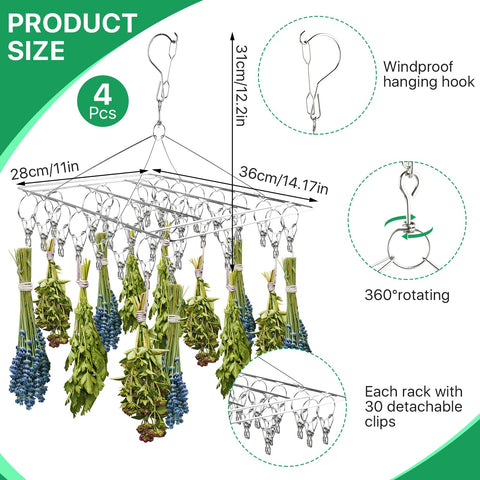 Elesunory 360-degree swivel rack enabling gentle airflow for aroma retention.
