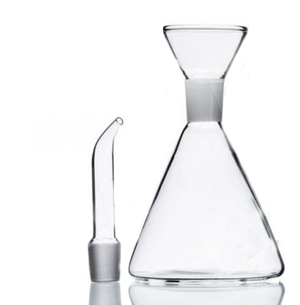 ELETON wide-mouth glass bottle facilitates easy refills without funnels