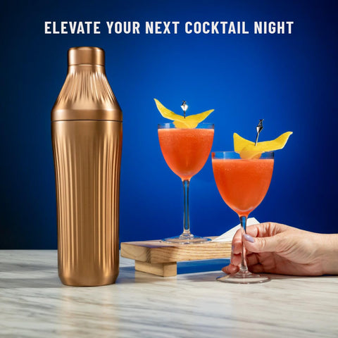 Elevated Craft Diamond Edition shaker has 28 ounce capacity for larger batches