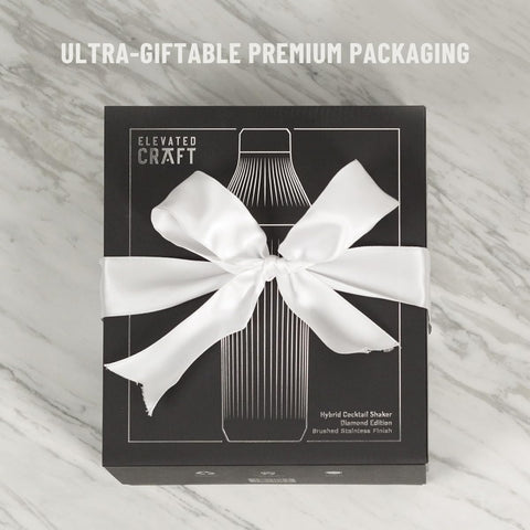 Stainless steel Diamond Edition shaker construction for durability