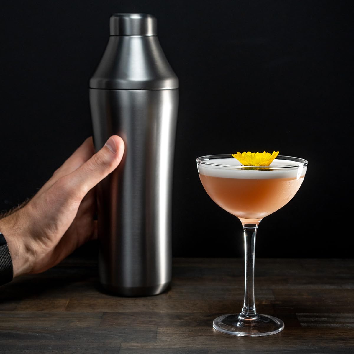 Elevated Craft 45-degree pour angle for smooth, controlled servings.