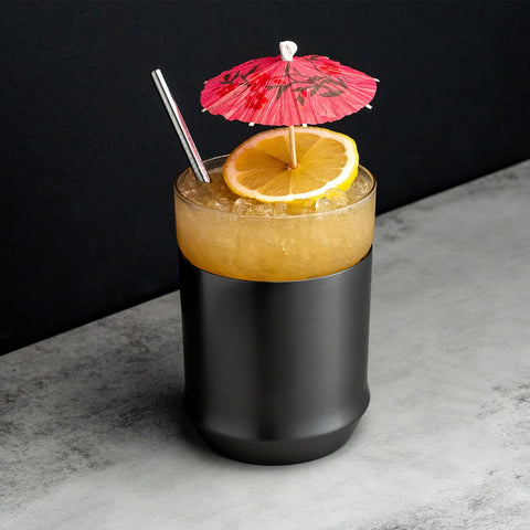 Elevated Craft vacuum insulated base keeps drinks cooler longer.