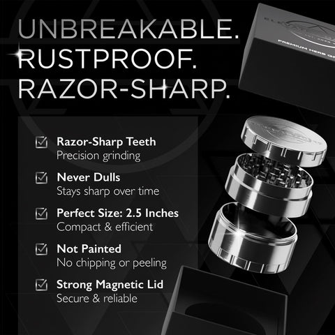 Elevated Damsko ergonomic grip enables effortless manual grinding.