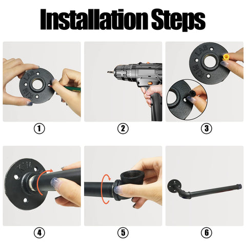 Elibbren matte black finish endures daily use with rust resistance.