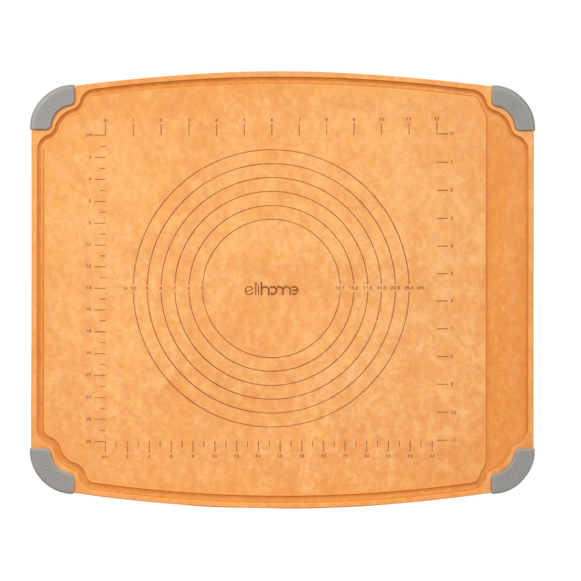 Elihome essential cutting board with juice groove for mess-free prep