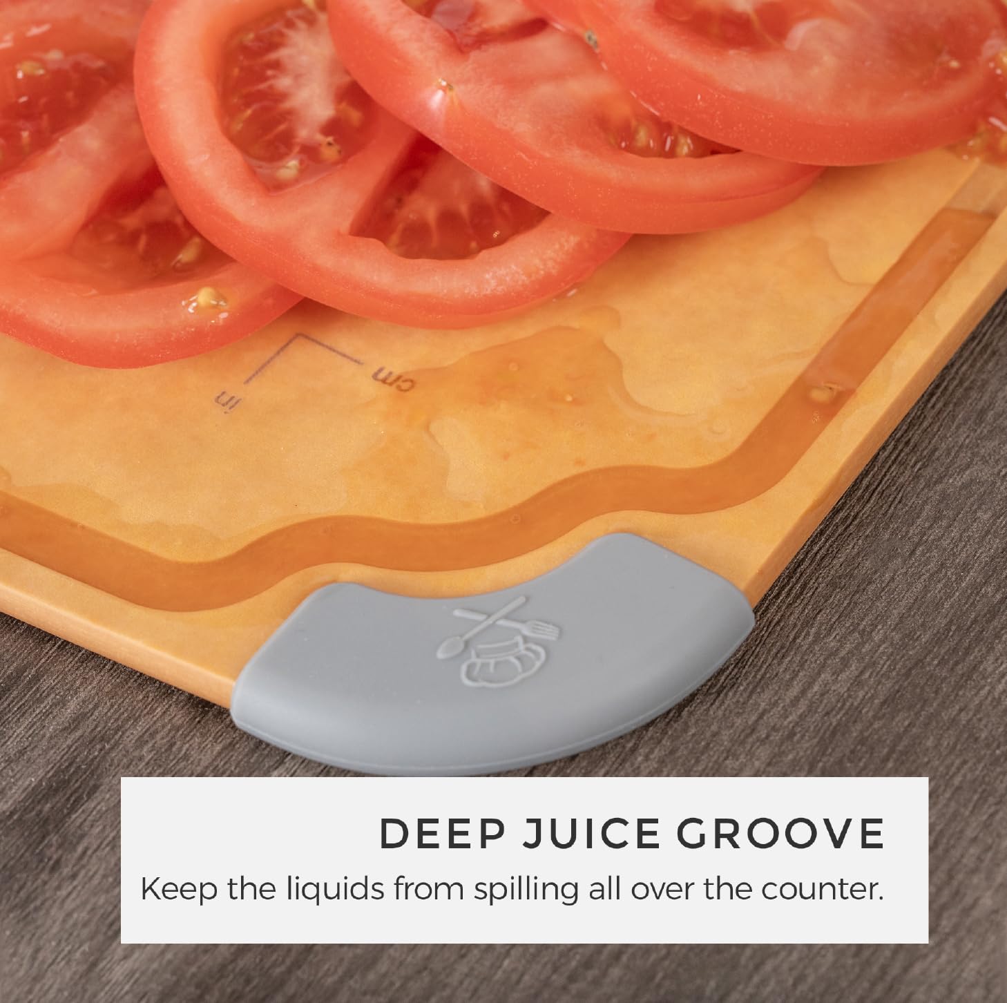 Elihome cutting board is knife-friendly to protect blades