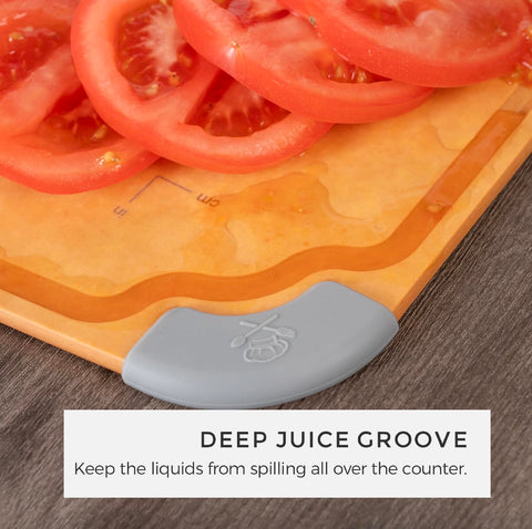 Elihome cutting board is knife-friendly to protect blades