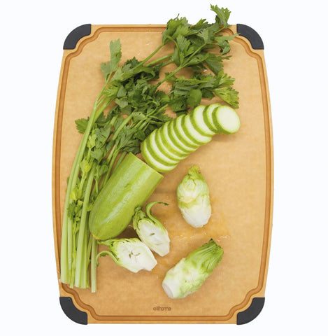 Elihome Essential cutting board 17x13 natural wood-fiber surface for daily prep