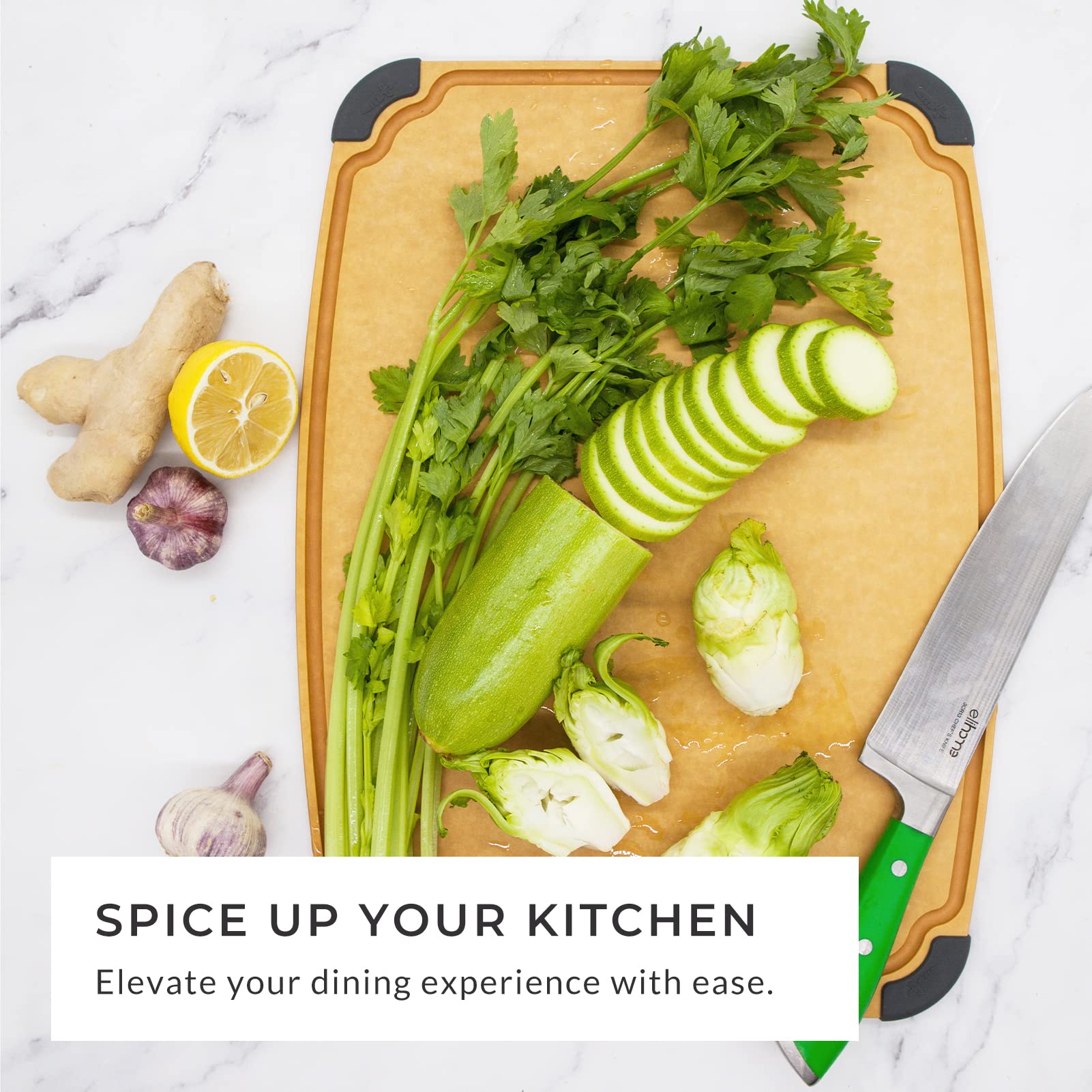 Elihome Essential dishwasher-safe and heat-resistant board for easy care