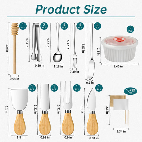 ELIMTEC silver cheese knives providing precise slicing and effortless serving.