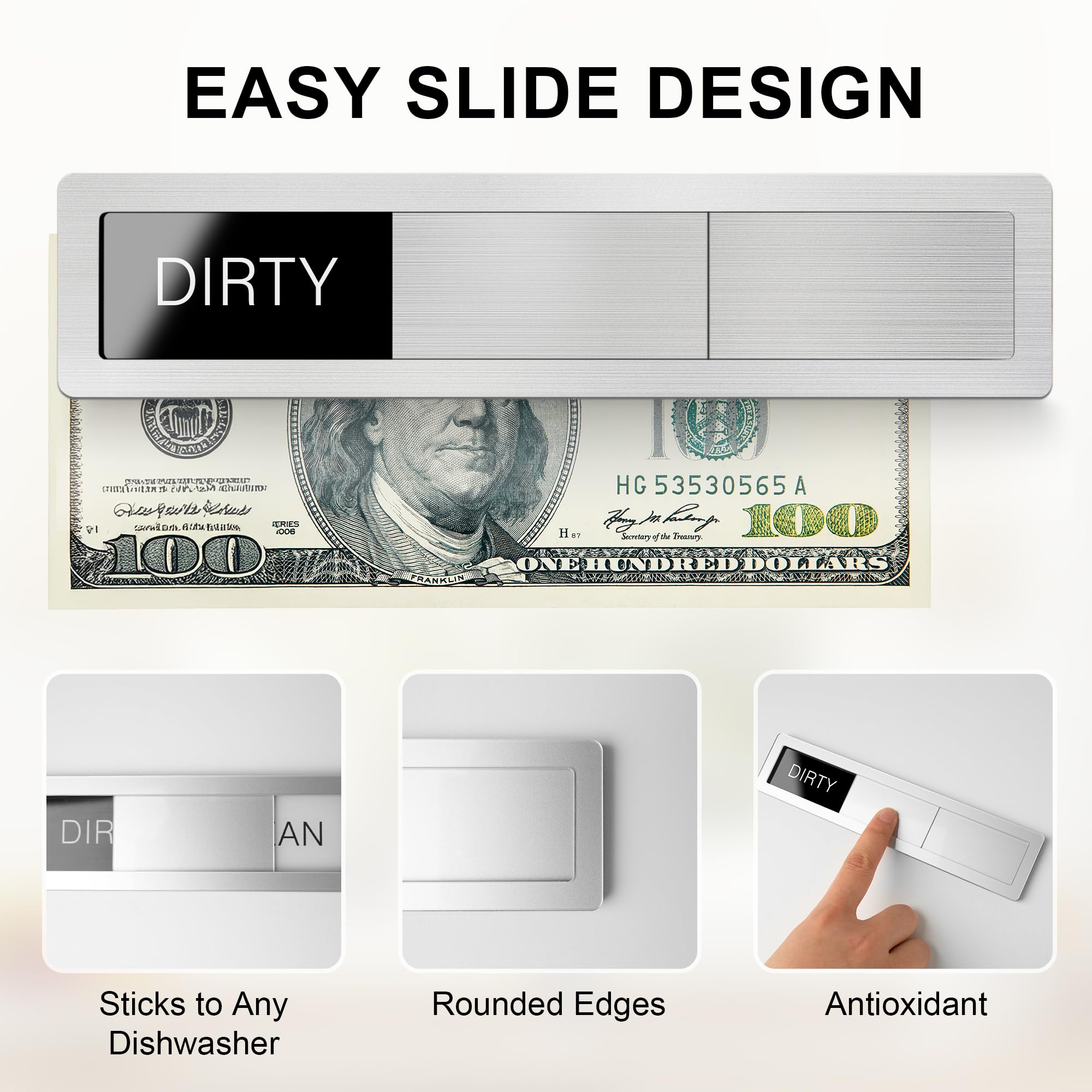 EliteSign residue-free adhesive works on non-magnetic surfaces without residue