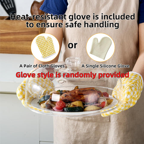 EliteVibe bacon steaming cover keeps grease contained and surfaces cleaner