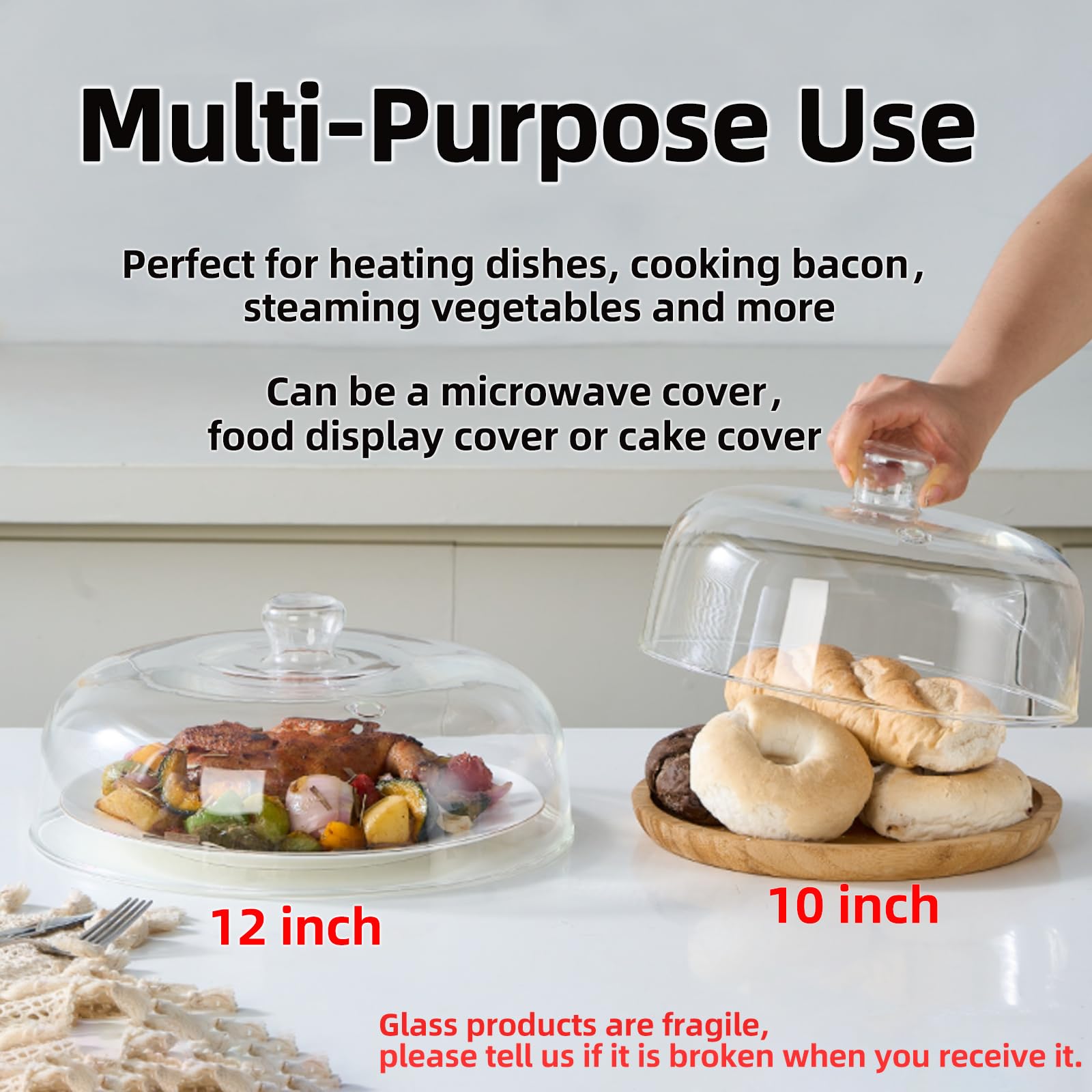 EliteVibe clear-view glass cover lets you monitor heating